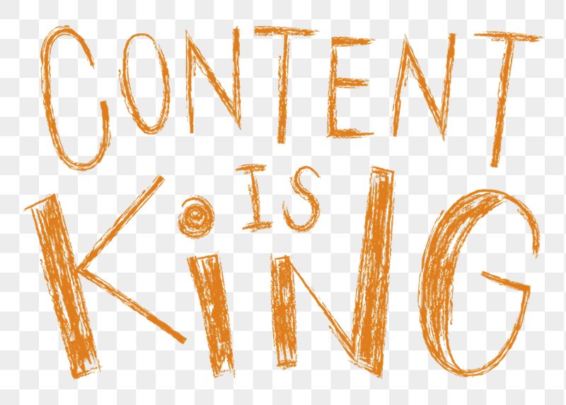Content is king png word | Free PNG - rawpixel