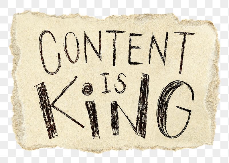 Content is king png word | Free PNG - rawpixel