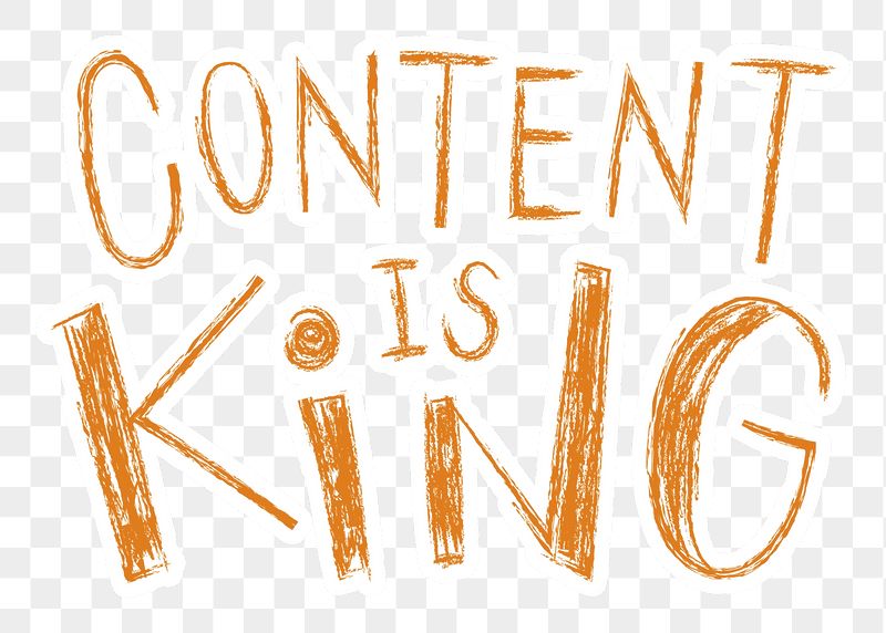 Content is king png word | Free PNG - rawpixel