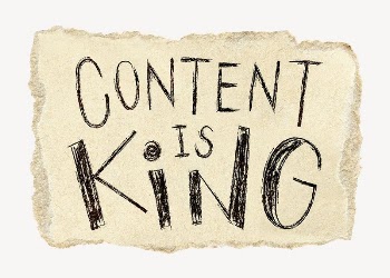 Content is king word, torn | Free PSD - rawpixel
