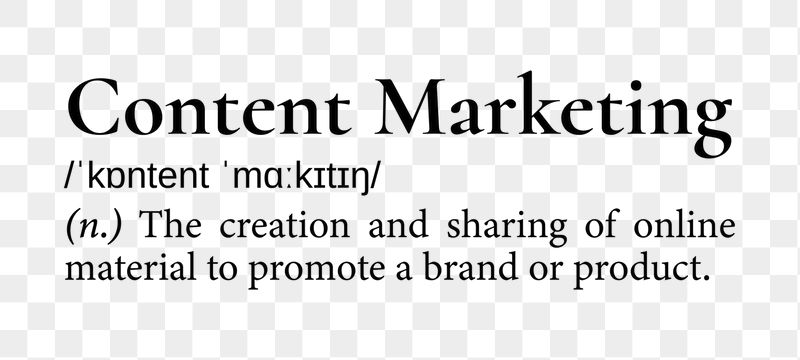 Content marketing png dictionary word | Free PNG - rawpixel