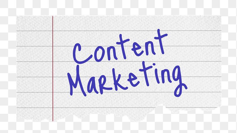Content marketing png word, lined | Free PNG - rawpixel