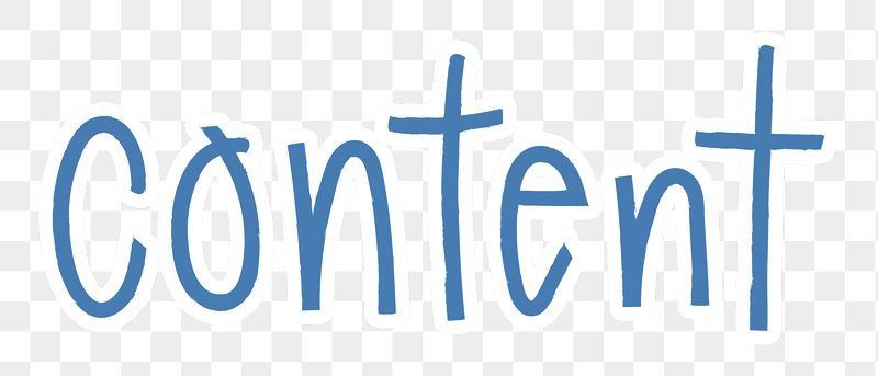 Content png word sticker typography, | Free PNG - rawpixel