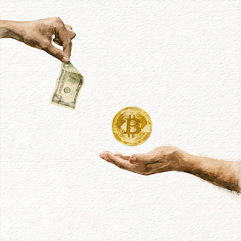 Contrasting Currency Exchange: Dollar and Bitcoin