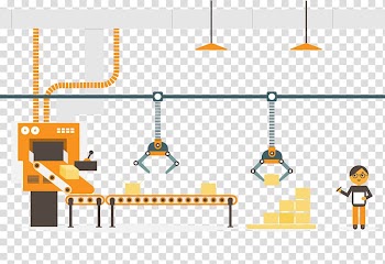 Conveyor system Conveyor belt Manufacturing, frame material transparent background PNG clipart