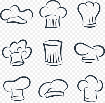Cook Chefs uniform Hat Euclidean vector - Vector Hand-painted dining chef hat 