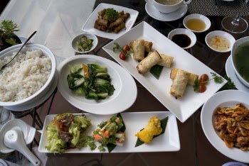 Cooked Dish on Plates