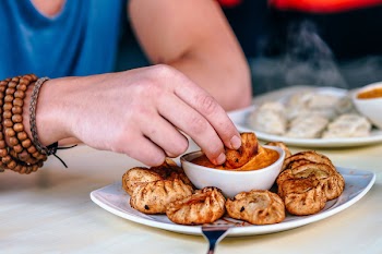 Cooked Food on White Ceramic Plate