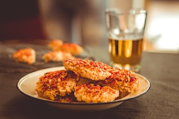 Cooked Food on White Plate