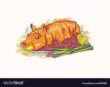 Cooked food vector image