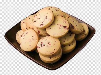 Cookie Cranberry juice Baking, Round fruit cookies transparent background PNG clipart