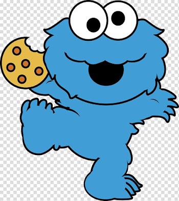 Cookie Monster , Happy Birthday, Cookie Monster Elmo Biscuits , Eating Cookies transparent background PNG clipart