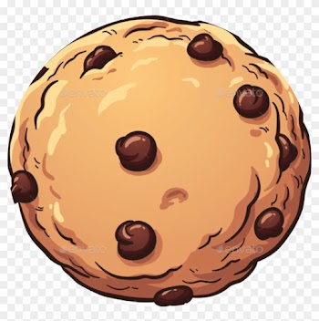 Cookie Sandwich £7 - Chocolate Chip Cookie Cartoon