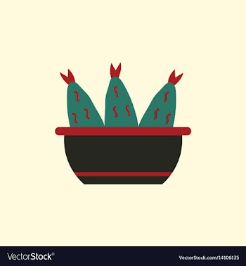 Cooking fish soup icon flat vector image