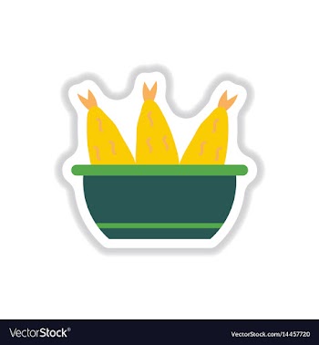 Cooking fish soup icon flat vector image