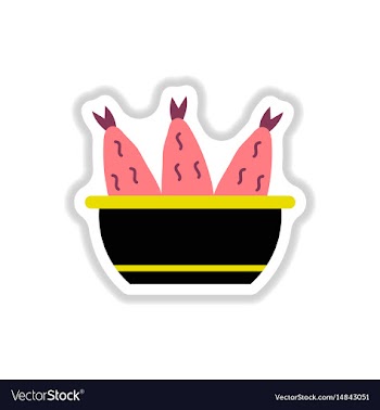 Cooking fish soup icon flat vector image