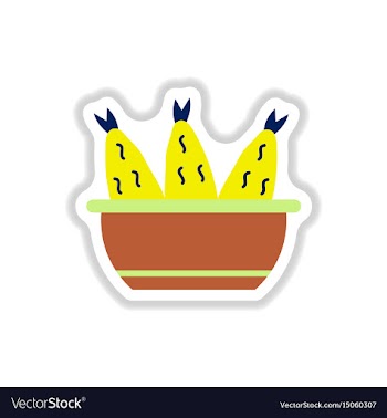 Cooking fish soup icon flat vector image