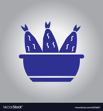 Cooking fish soup icon flat vector image