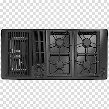 Cooking Ranges Gas stove Gas burner Jenn-Air Ventilation, hood smoke transparent background PNG clipart