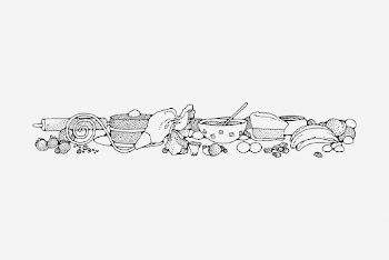 Cooking table clipart, food vintage | Free Vector - rawpixel