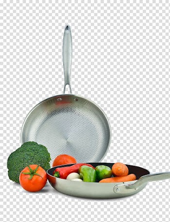 Cookware and bakeware Stainless steel Cauliflower Vegetable, Stainless steel pot with cauliflower transparent background PNG clipart