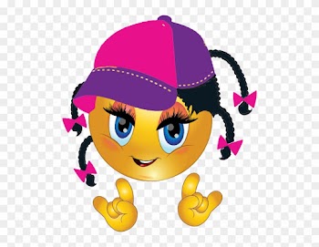 Cool African Girl Smiley Emoticon Clipart I2clipart - Smiley Girl