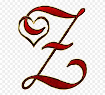Cool Alphabet Letter Designs 19, Buy Clip Art - Z Letter In Heart