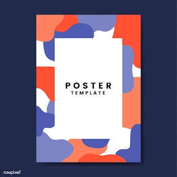 Cool and colorful poster template | Free stock vector - 458256
