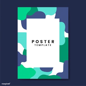 Cool and colorful poster template | Free stock vector - 458261