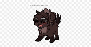 Cool Attack On Titan Wallpaper Levi Chibi Wolf Hanji - Cute Chibi Wolf Gif
