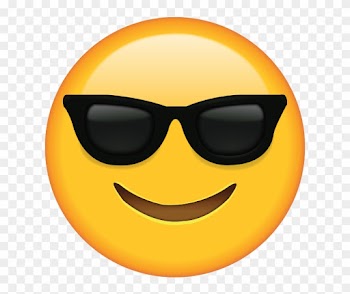 Cool Clipart Emoji - Sunglasses Emoji