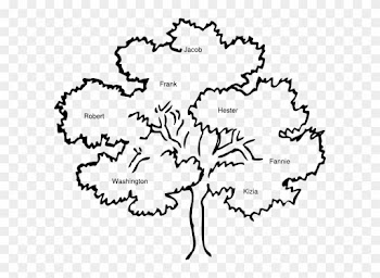 Cool Family Tree Clipart Black And White With Family - Tree Drawing Black And White