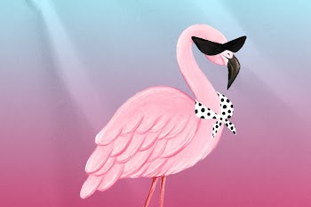 Cool flamingo background, gradient colorful | Free Photo Illustration - rawpixel
