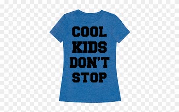 Cool Kids Don't Stop Tshirt Human - Guns-dont-kill-people-fresh-gray Ornament (round)