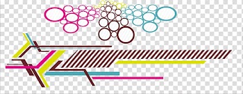 , Cool music geometric color decoration elements transparent background PNG clipart
