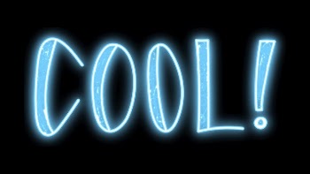 Cool! neon word sticker, handwritten | Free Vector - rawpixel