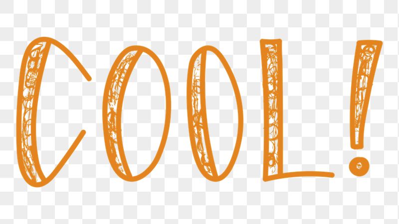 Cool! png word sticker, handwritten | Free PNG - rawpixel