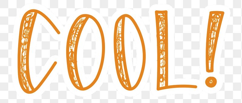 Cool! png word sticker typography, | Free PNG - rawpixel