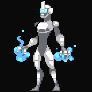 cool robot guy : PixelArt