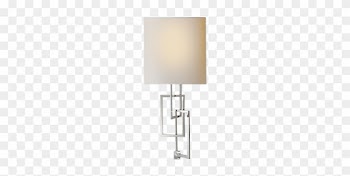 Cooper Sconce In Polished Nickel With Natural Paper - Visual Comfort S2090pn-np Polished Nickel Cooper 1