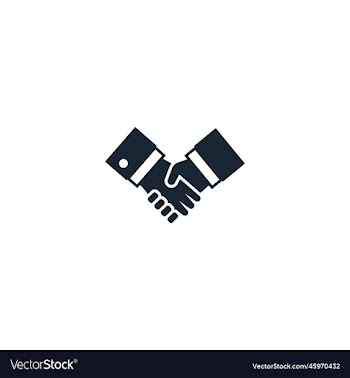 cooperation creative icon filled from success
