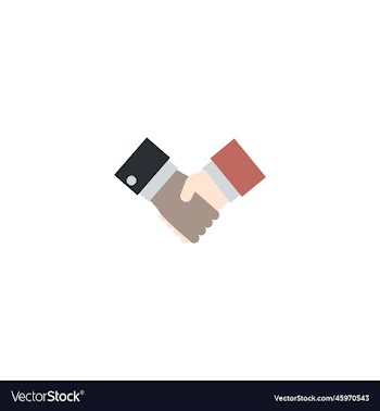cooperation creative icon flat from success