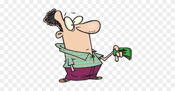Coorg Packages Booking Tariff In Coorg - Man Paying Money Cartoon