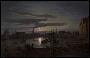 Copenhagen Harbor by Moonlight | Free Photo - rawpixel