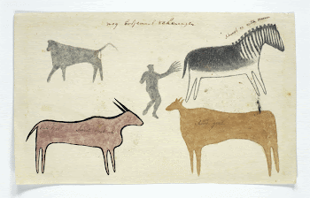 Copies of San rock paintings | Free Photo - rawpixel