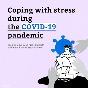 Coping with stress during the COVID-19 pandemic temlpate source WHO | Free  illustration - 2320542