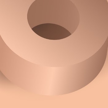 Copper aesthetic background, geometric circular | Free PSD - rawpixel
