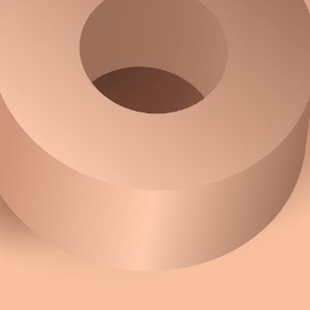 Copper aesthetic background, geometric ring | Free Vector - rawpixel