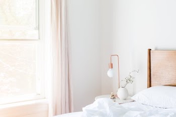 Copper Light In Bedroom
