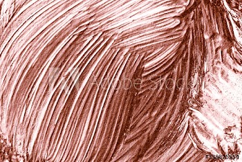Copper paint brush stroke